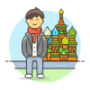 Moscow Cathedral 3 Illustration from UX Colors Set