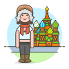 Moscow Cathedral 4 Illustration from UX Colors Set