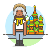Moscow Cathedral 5 Illustration from UX Colors Set
