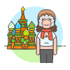 Moscow Trip 4 Illustration from UX Colors Set