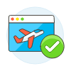 Flight Check illustration - Free transparent PNG, SVG. No sign up needed.