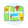 Pin On Map illustration - Free transparent PNG, SVG. No sign up needed.