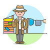 Budget Fashionist 1 3 Illustration from UX Colors Set