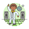 Disco Dancer 1 Illustration from UX Colors Set