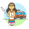 Hippie 1 6 Illustration from UX Colors Set