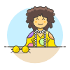 Hippie 2 6 Illustration from UX Colors Set