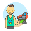 Hoarder 2 1 Illustration from UX Colors Set