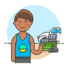Hoarder 2 2 Illustration from UX Colors Set