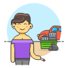 Hoarder 2 5 Illustration from UX Colors Set