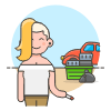 Hoarder 2 6 Illustration from UX Colors Set
