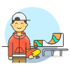 Skater 2 3 Illustration from UX Colors Set