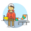 Skater 3 3 Illustration from UX Colors Set