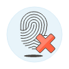 Fingerprint Fail illustration - Free transparent PNG, SVG. No sign up needed.
