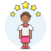 Avatar Star 4 Illustration from UX Colors Set