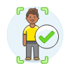 Avatar Check 2 2 Illustration from UX Colors Set