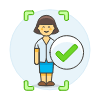 Avatar Check 2 4 Illustration from UX Colors Set