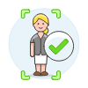 Avatar Check 2 5 Illustration from UX Colors Set