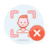 Avatar Red Remove 1 3 Illustration from UX Colors Set
