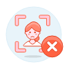 Avatar Red Remove 1 4 Illustration from UX Colors Set
