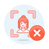 Avatar Red Remove 1 5 Illustration from UX Colors Set