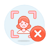 Avatar Red Remove 1 6 Illustration from UX Colors Set