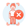 Avatar Red Remove 2 2 Illustration from UX Colors Set