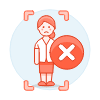 Avatar Red Remove 2 5 Illustration from UX Colors Set