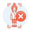 Avatar Red Remove 2 6 Illustration from UX Colors Set