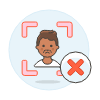 Avatar Remove 1 2 Illustration from UX Colors Set