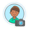 Photographer 6 Illustration from UX Colors Set