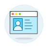 Browser Window Illustration from UX Colors Set