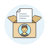 Document Box 1 Illustration from UX Colors Set