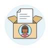 Document Box 4 Illustration from UX Colors Set