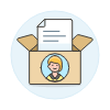 Document Box 5 Illustration from UX Colors Set