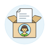 Document Box 6 Illustration from UX Colors Set