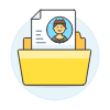 Folder Document 1 Illustration from UX Colors Set