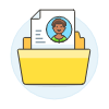 Folder Document 3 Illustration from UX Colors Set