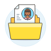 Folder Document 4 Illustration from UX Colors Set
