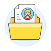 Folder Document 5 Illustration from UX Colors Set