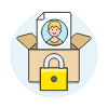 Document Box Lock 2 Illustration from UX Colors Set