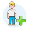 Avatar Add 1 1 Illustration from UX Colors Set