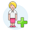 Avatar Add 1 2 Illustration from UX Colors Set