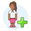 Avatar Add 1 4 Illustration from UX Colors Set