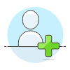 Avatar Neutral Add 2 Illustration from UX Colors Set
