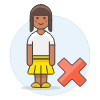 Avatar Remove 1 4 Illustration from UX Colors Set