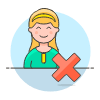 Avatar Remove 2 2 Illustration from UX Colors Set