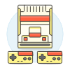 Famicom Consoles 1 Illustration from UX Colors Set