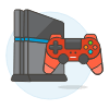 Game Consoles 23 Illustration from UX Colors Set