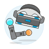 Game Consoles 25 Illustration from UX Colors Set