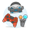 Game Consoles 26 Illustration from UX Colors Set